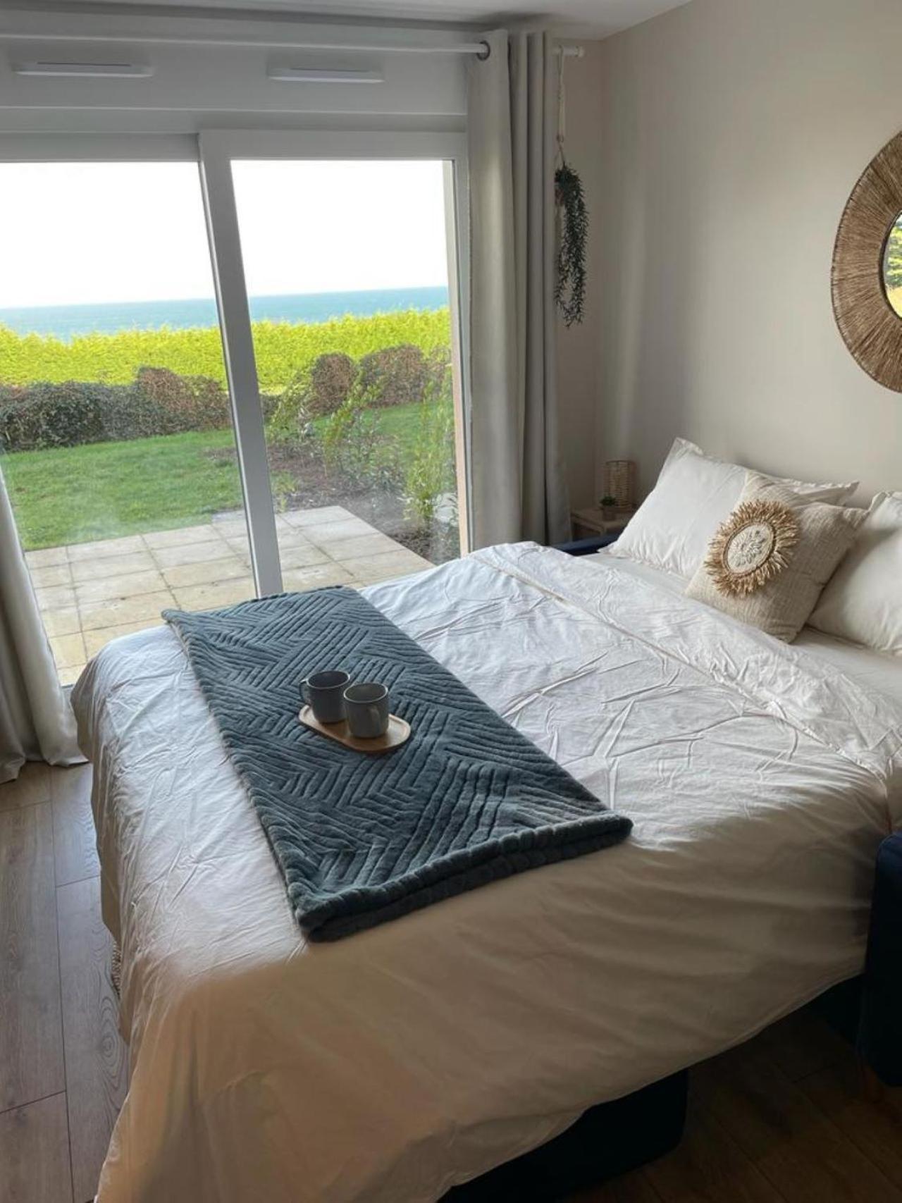 Bienvenue Au Studio L'Escale Bleue Avec Vue Mer Et Sur Le Cap Frehel Saint-Cast-le-Guildo Eksteriør bilde