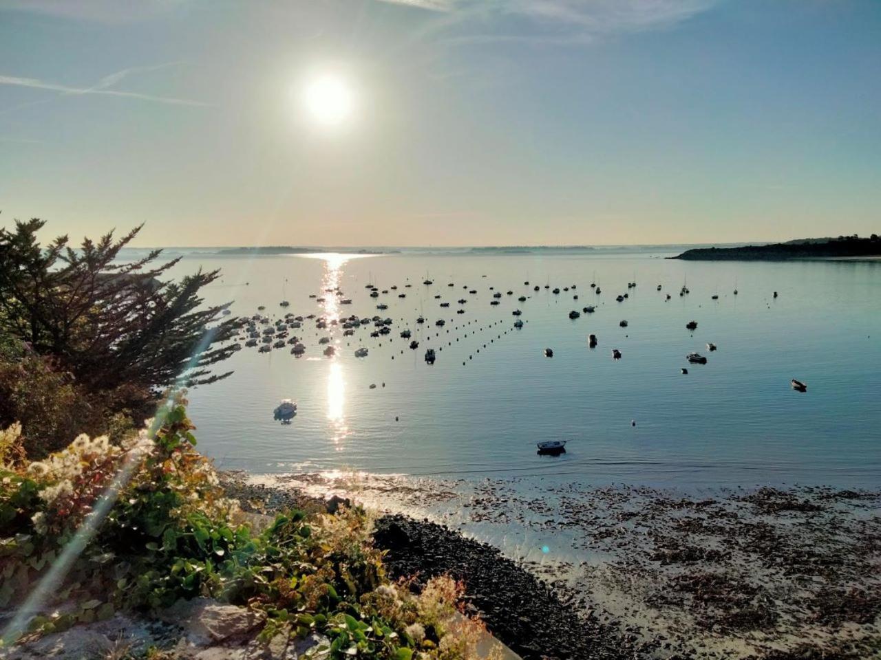 Bienvenue Au Studio L'Escale Bleue Avec Vue Mer Et Sur Le Cap Frehel Saint-Cast-le-Guildo Eksteriør bilde