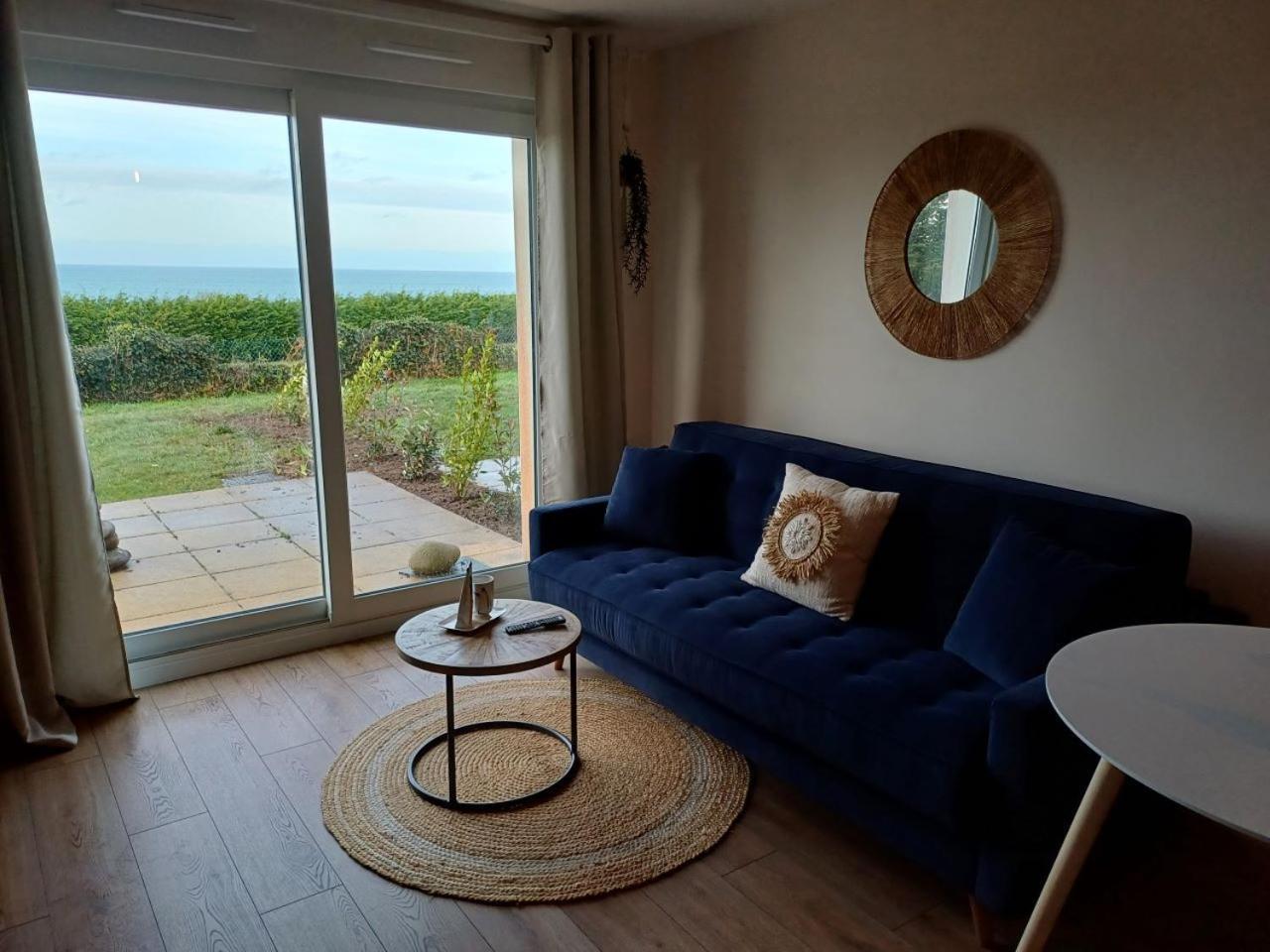 Bienvenue Au Studio L'Escale Bleue Avec Vue Mer Et Sur Le Cap Frehel Saint-Cast-le-Guildo Eksteriør bilde