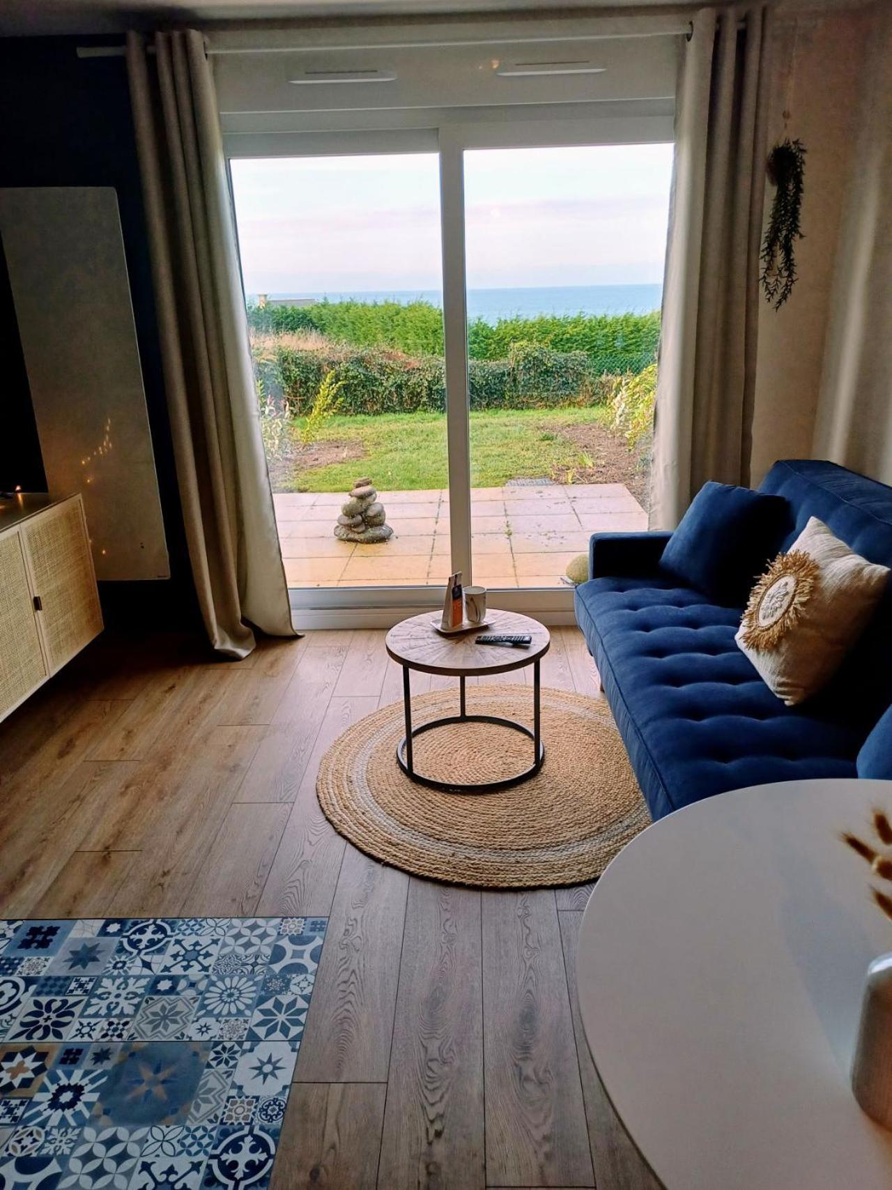 Bienvenue Au Studio L'Escale Bleue Avec Vue Mer Et Sur Le Cap Frehel Saint-Cast-le-Guildo Eksteriør bilde